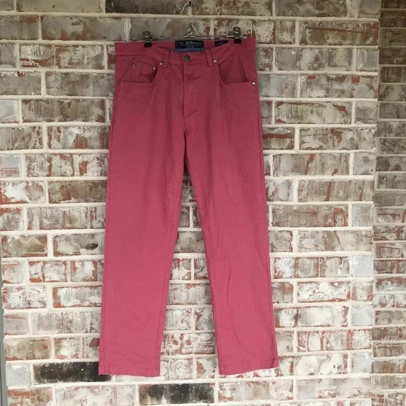PD&C Rose Stretch Straight Pants - Picture 1 of 6